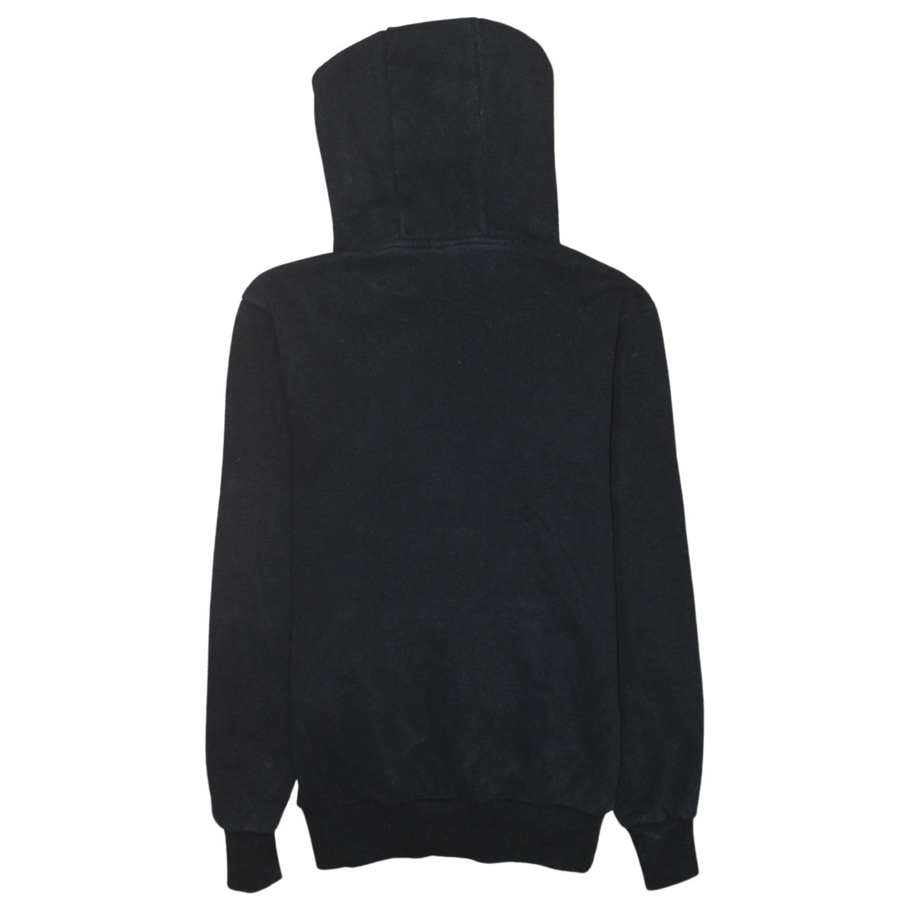 Ellesse Womens Black Pullover Hoodie UK 6 Cotton Blend Logo Casual