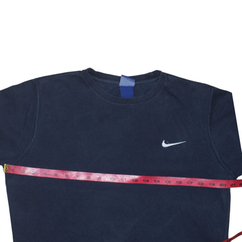 Nike Men's Blue Small Pullover Crew Neck Sweatshirt