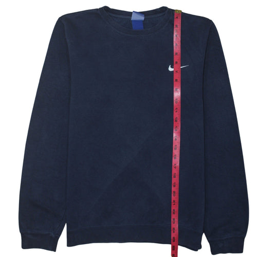 Nike Men's Blue Small Pullover Crew Neck Sweatshirt