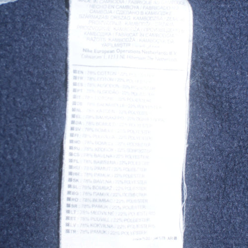 Nike Men's Blue Small Pullover Crew Neck Sweatshirt