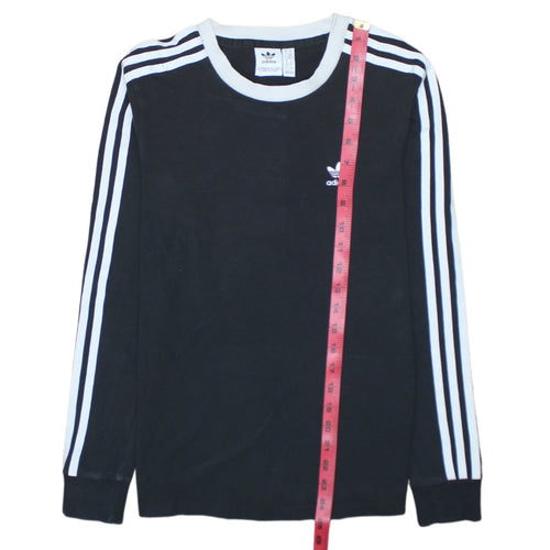 Adidas Womens Black XS Crew Neck Long Sleeve Pullover Sweatshirt
