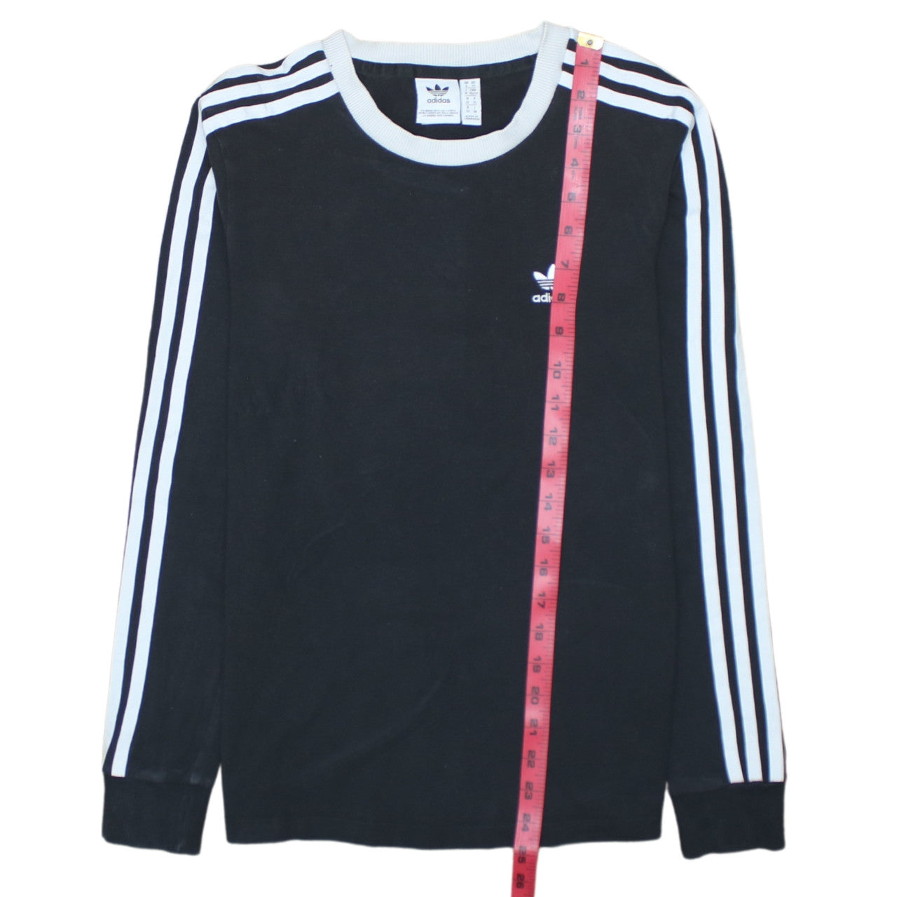 Adidas Womens Black XS Crew Neck Long Sleeve Pullover Sweatshirt