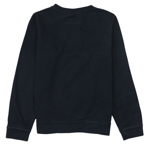 Nike Boys Black XL Crew Neck Pullover Sweatshirt with Logo Print