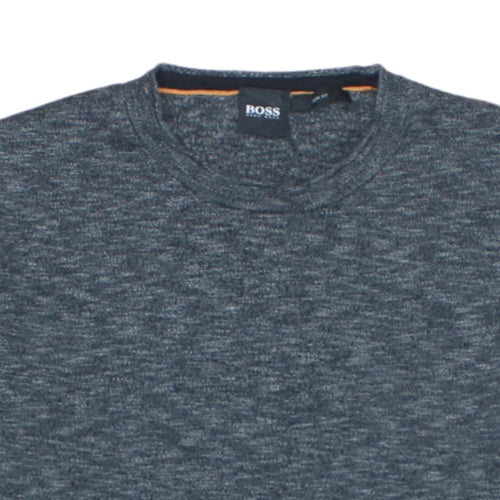 Hugo Boss Men’s Grey Slim Fit Crew Neck Knit Sweatshirt XL