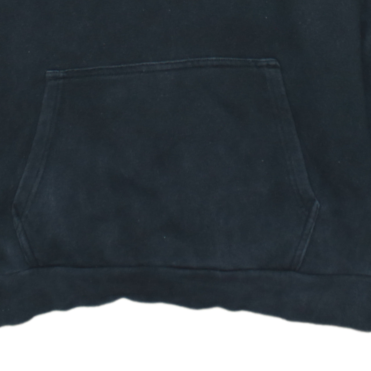 Kappa Men's Black Medium Pullover Hoodie with Logo Tape Detail