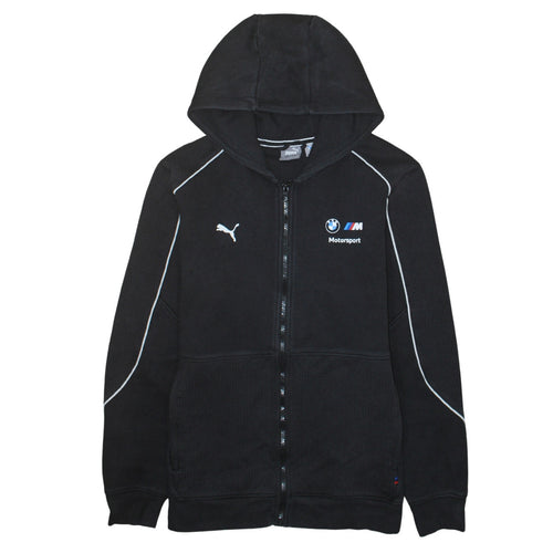 Puma BMW M Motorsport Men's Black Full Zip Hoodie Size L