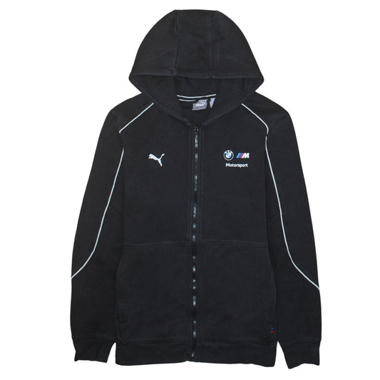 Puma BMW M Motorsport Men's Black Full Zip Hoodie Size L