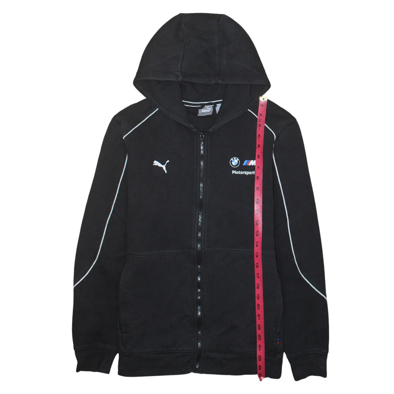 Puma BMW M Motorsport Men's Black Full Zip Hoodie Size L