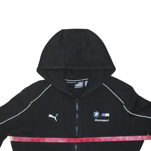 Puma BMW M Motorsport Men's Black Full Zip Hoodie Size L