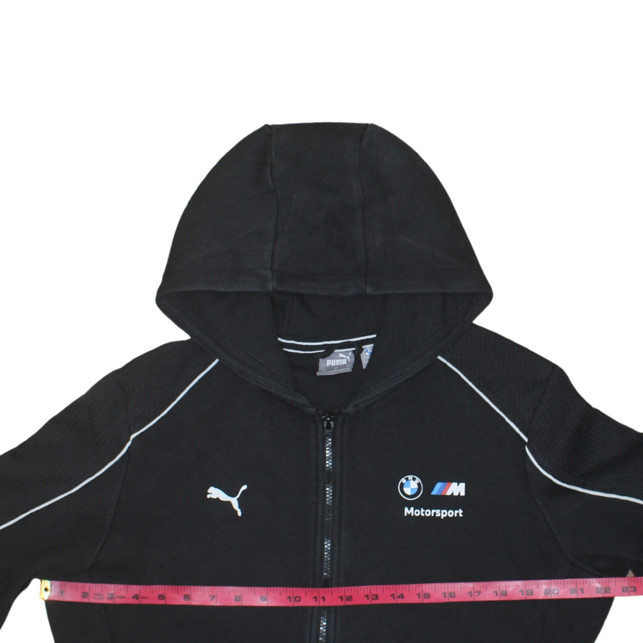 Puma BMW M Motorsport Men's Black Full Zip Hoodie Size L