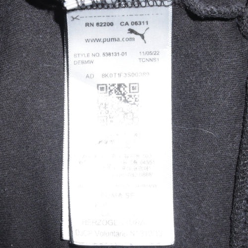 Puma BMW M Motorsport Men's Black Full Zip Hoodie Size L