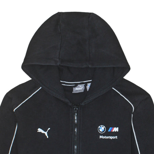 Puma BMW M Motorsport Men's Black Full Zip Hoodie Size L
