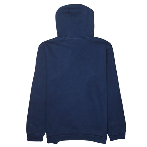 Adidas Men's Blue Pullover Hoodie Size L Sports Fleece Sweatshirt