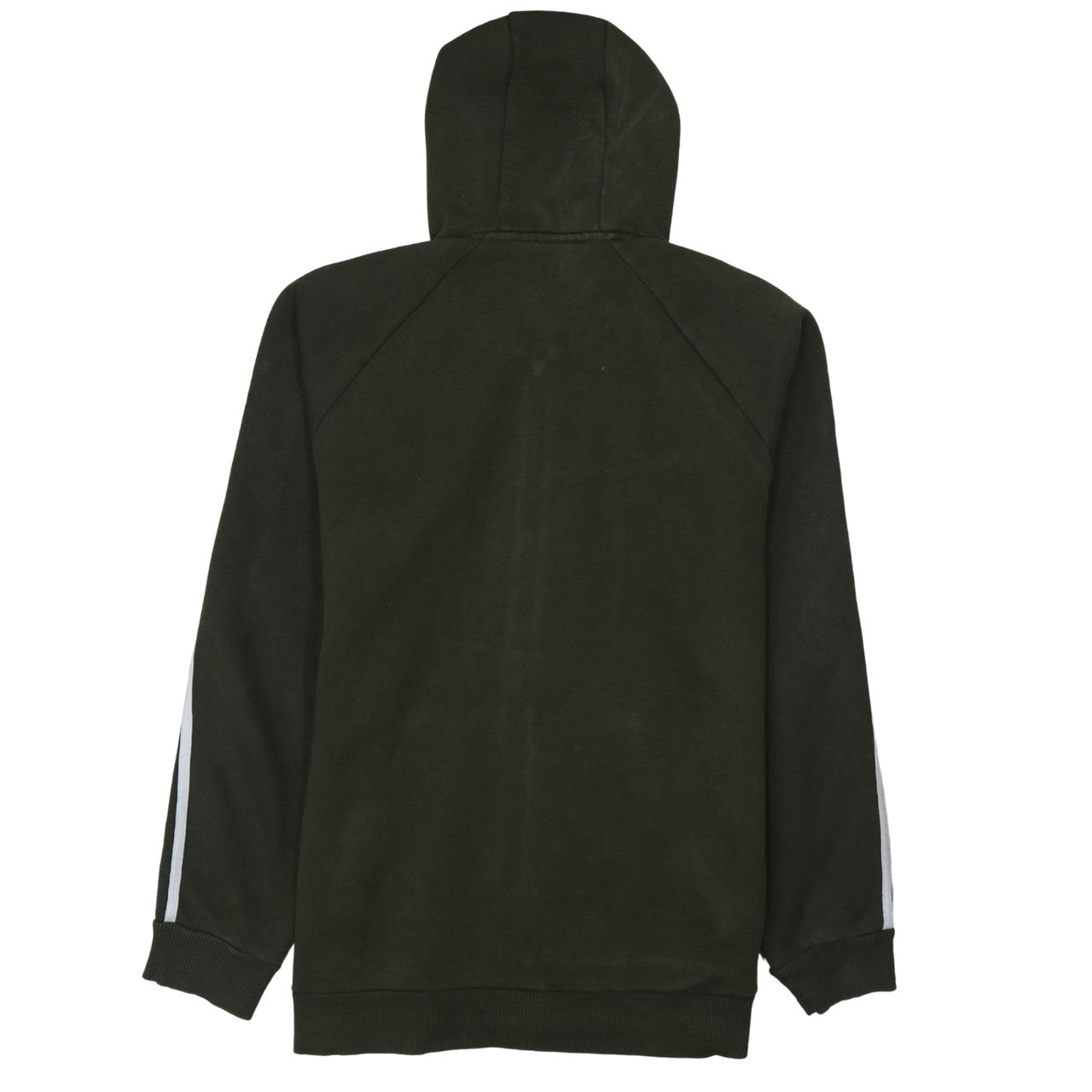 Adidas Men's Green Full Zip Hoodie M Sports Fleece Sweatshirt
