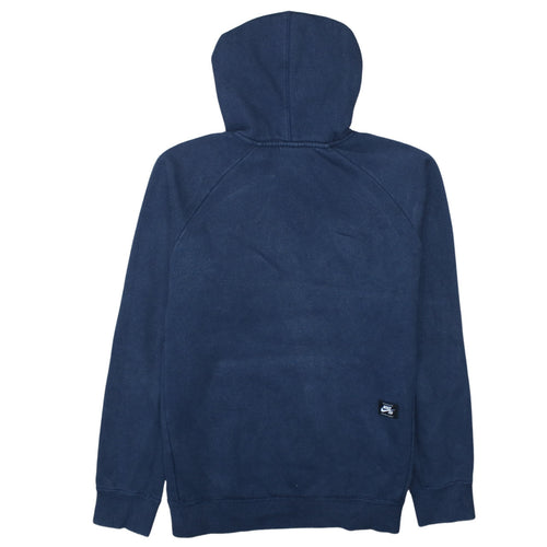 Nike SB Men's Blue Pullover Hoodie Size L Regular Fit Fleece Sports