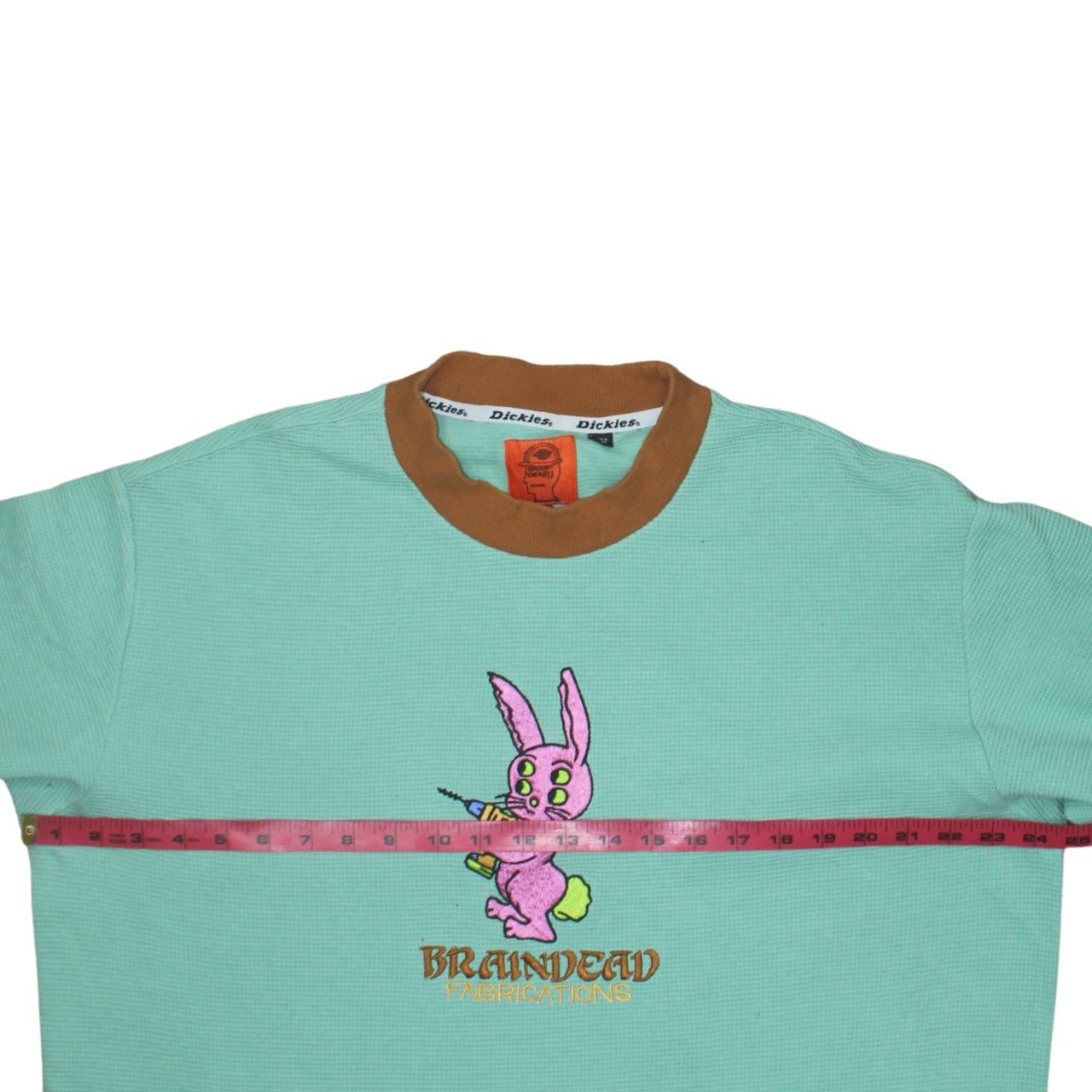 Dickies x Brain Dead Green Embroidered Bunny Men's Sweatshirt 2XL