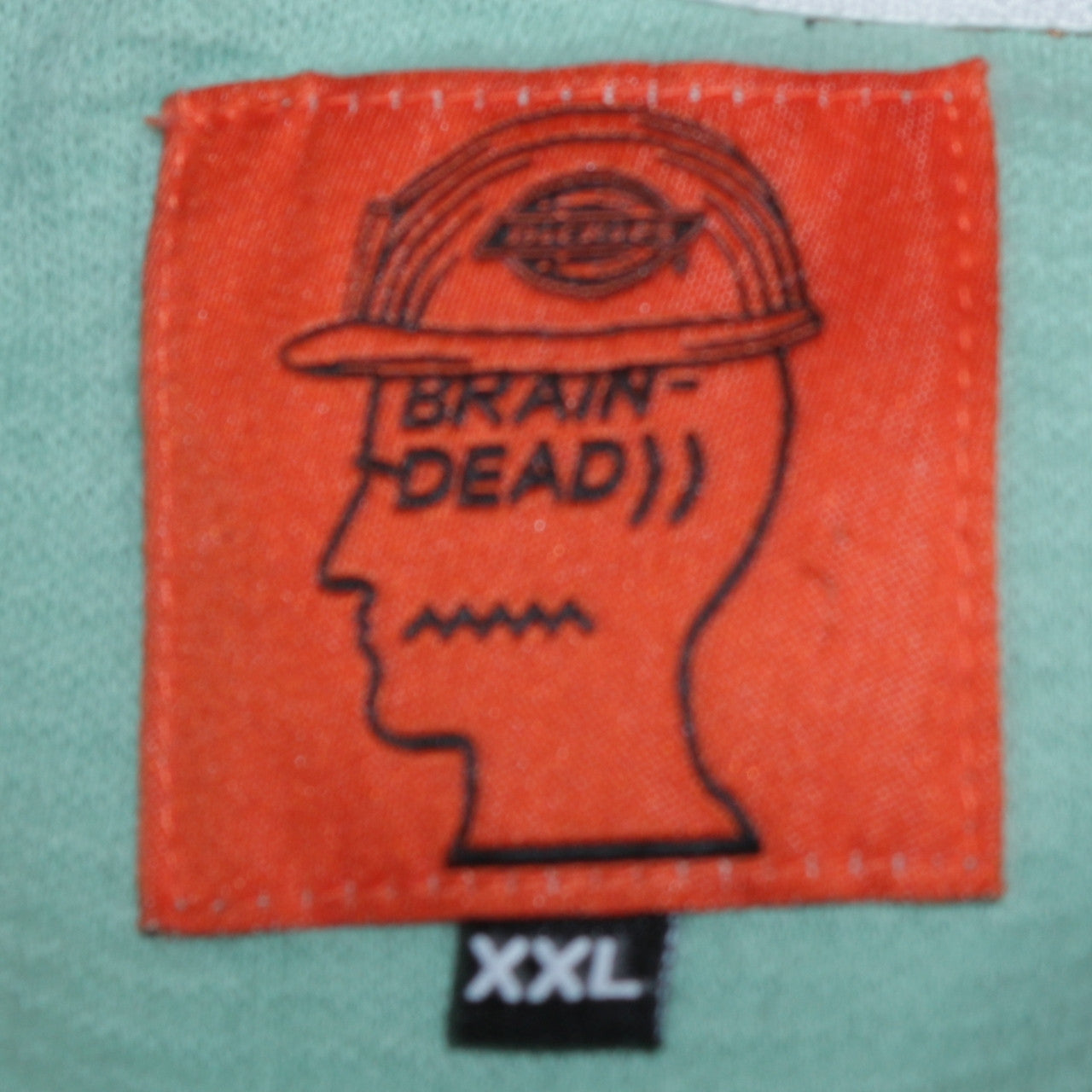 Dickies x Brain Dead Green Embroidered Bunny Men's Sweatshirt 2XL