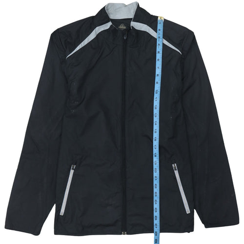 Adidas Men's Black Lightweight Windbreaker Jacket Size L