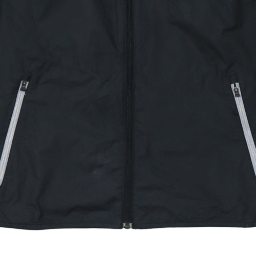 Adidas Men's Black Lightweight Windbreaker Jacket Size L
