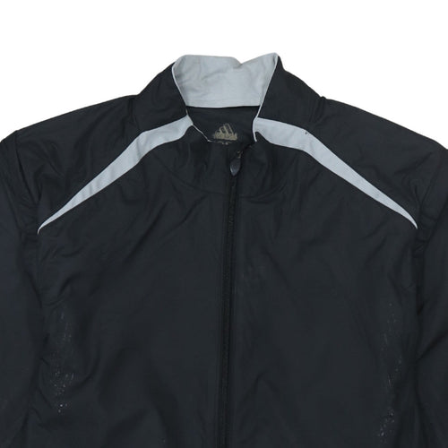 Adidas Men's Black Lightweight Windbreaker Jacket Size L