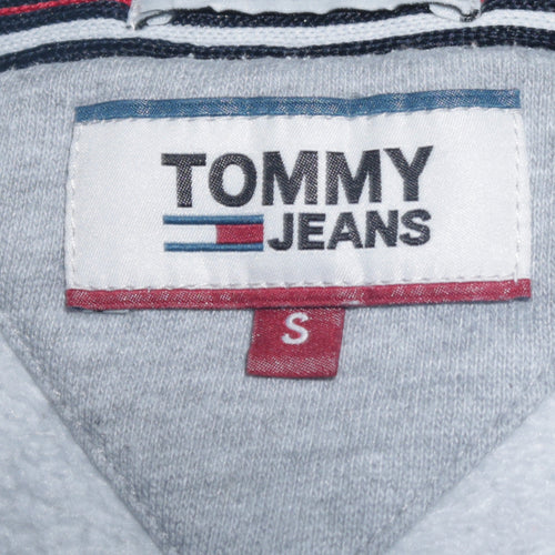 Tommy Jeans Men's Grey Crew Neck Regular Fit Sweatshirt Size S