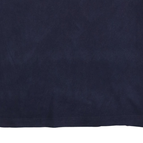 Puma Men's Blue Colourblock Long Sleeve Cotton Top XL