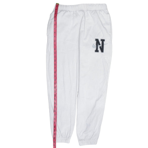 Nike Men's White Fleece Jogger Sweatpants Size S