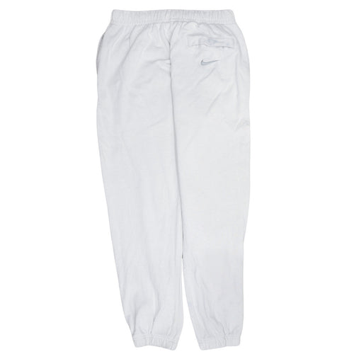 Nike Men's White Fleece Jogger Sweatpants Size S