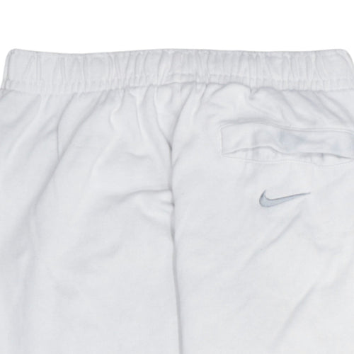Nike Men's White Fleece Jogger Sweatpants Size S