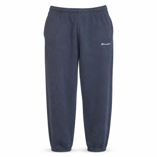 Front view of Champion Men's Black Fleece Sweatpants L Regular Fit Sportswear