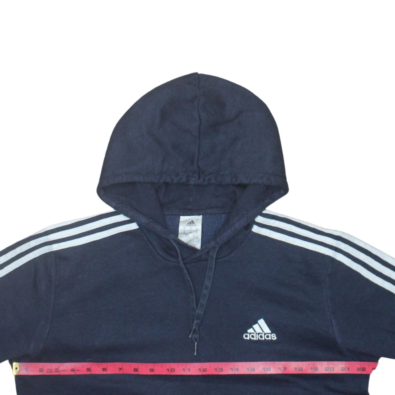Adidas Men’s Blue Pullover Hoodie Medium Sports Fleece