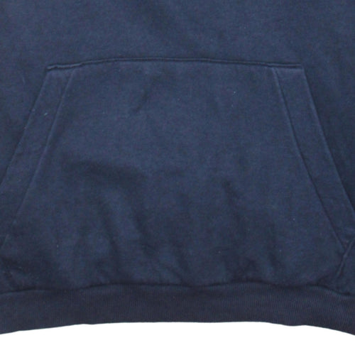 Adidas Men’s Blue Pullover Hoodie Medium Sports Fleece