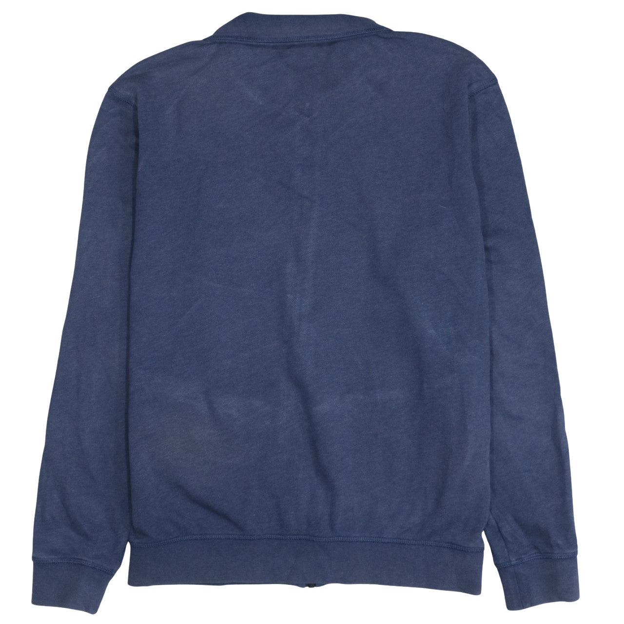 BOSS Men's Blue Cotton Track Jacket M Full Zip Casual Style