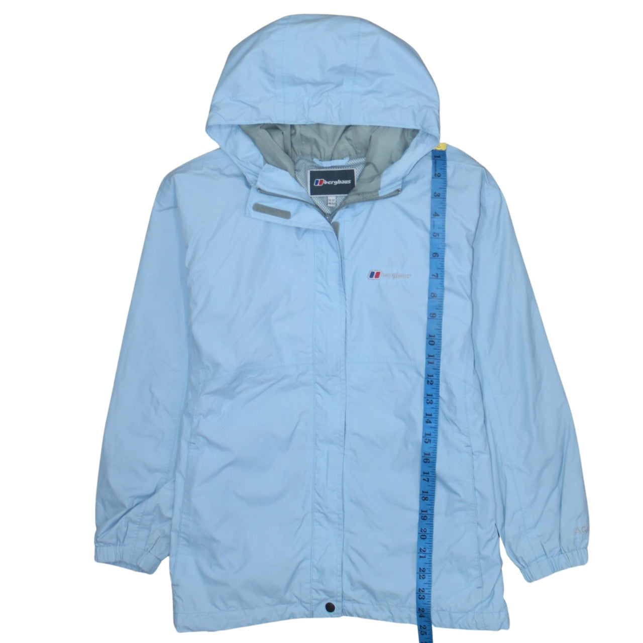 Berghaus Girls Blue Hooded Waterproof Rain Coat Jacket 11-12 Years