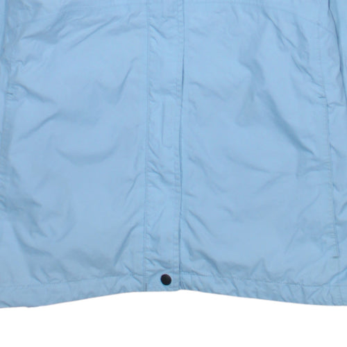 Berghaus Girls Blue Hooded Waterproof Rain Coat Jacket 11-12 Years