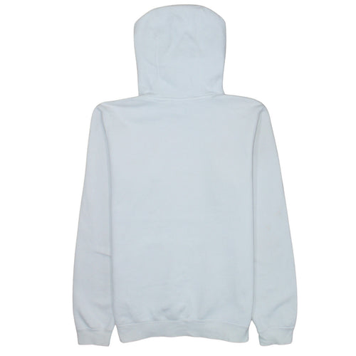 Nike Men's White Pullover Hoodie Small Graphic Logo Sweatshirt