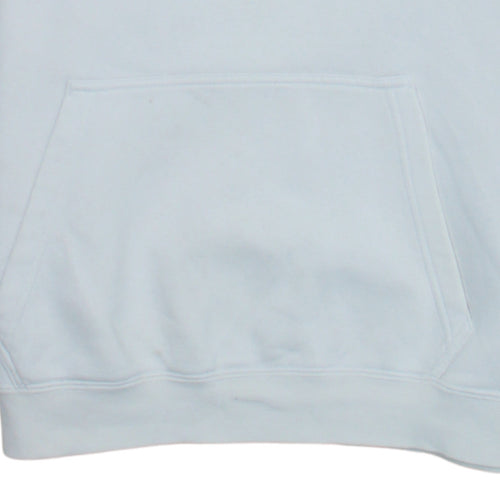 Nike Men's White Pullover Hoodie Small Graphic Logo Sweatshirt