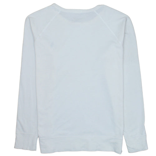 Ralph Lauren Men’s White Crew Neck Cotton Sweatshirt Size L