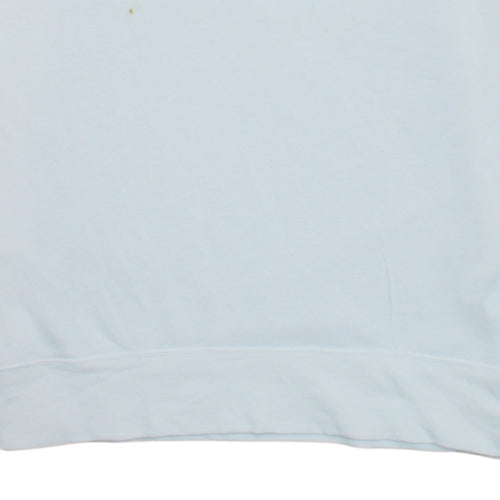 Ralph Lauren Men’s White Crew Neck Cotton Sweatshirt Size L