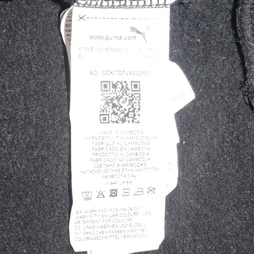 Puma Men's Black XL Pullover Hoodie Sports Fleece Sweatshirt