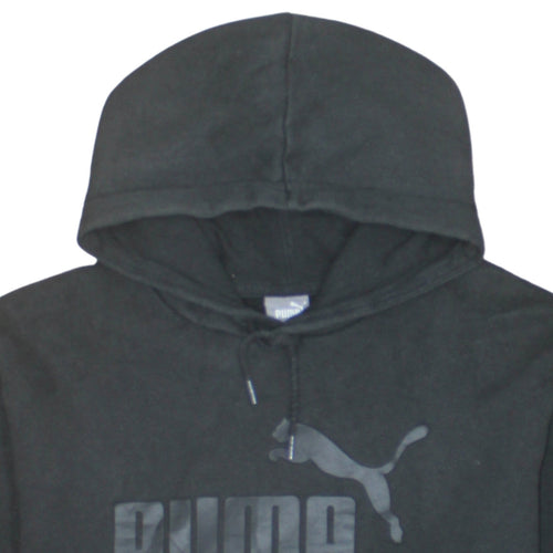 Puma Men's Black XL Pullover Hoodie Sports Fleece Sweatshirt