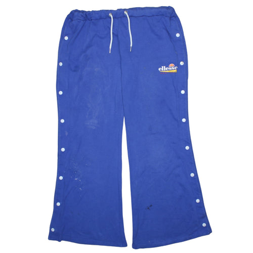 Ellesse Womens Blue UK 10 Heritage Snap Track Pants