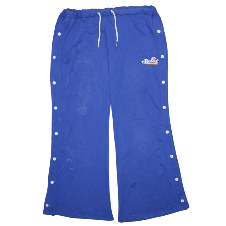 Ellesse Womens Blue UK 10 Heritage Snap Track Pants
