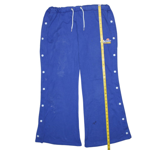 Ellesse Womens Blue UK 10 Heritage Snap Track Pants