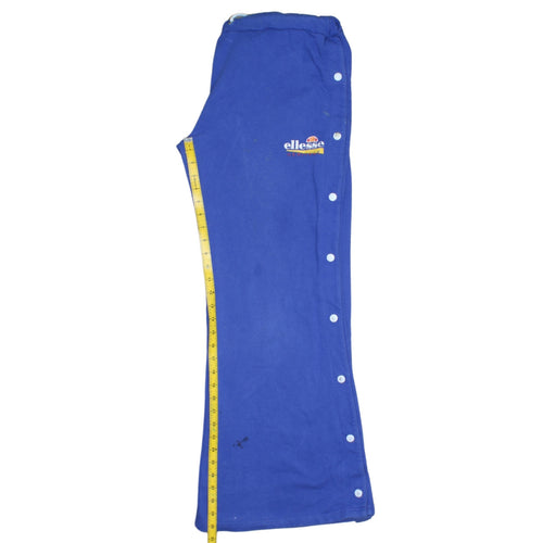 Ellesse Womens Blue UK 10 Heritage Snap Track Pants