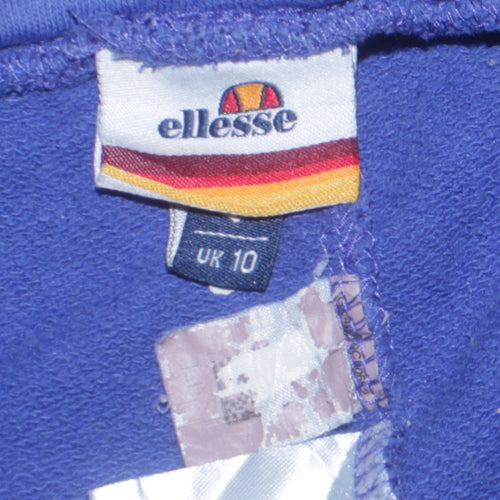 Ellesse Womens Blue UK 10 Heritage Snap Track Pants