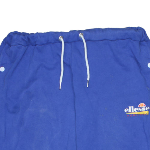Ellesse Womens Blue UK 10 Heritage Snap Track Pants