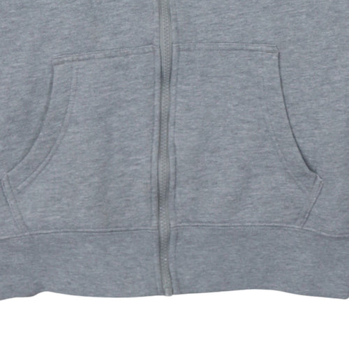 Nike Boys Grey & Black SB Full Zip Hoodie Size 13-15 Years Fleece