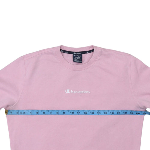 Champion Women's Pink Crew Neck Pullover Sweatshirt Size M