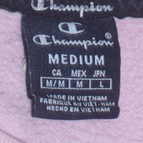 Champion Women's Pink Crew Neck Pullover Sweatshirt Size M